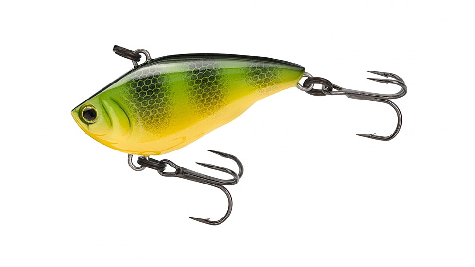 Yo-Zuri Rattln Vibe Mini Lure, 40mm, Green Perch, R1354 MPC