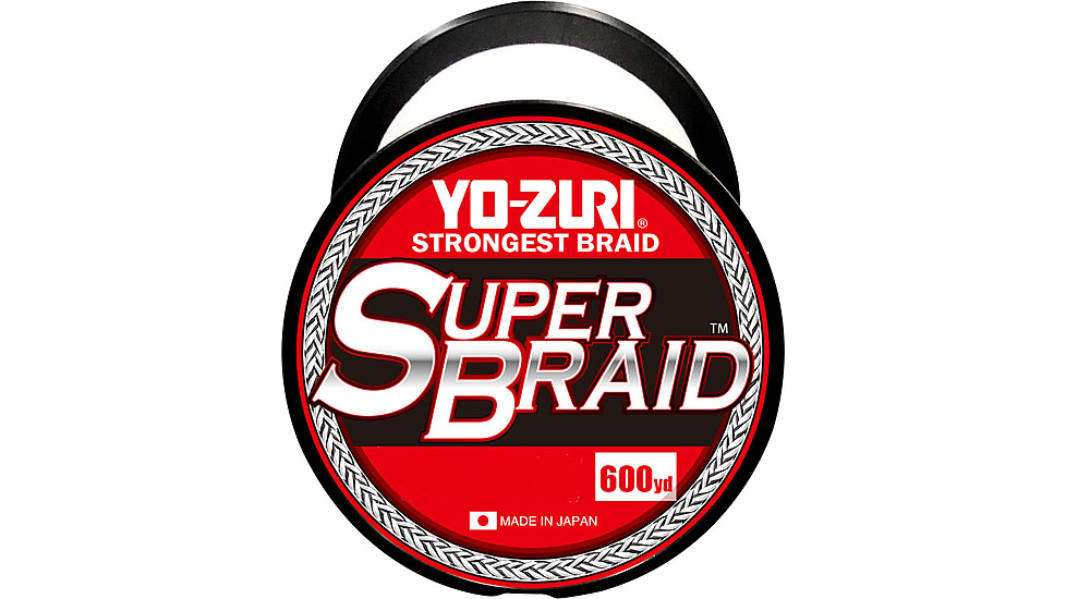 Yo-Zuri SuperBraid Line 600 yd, 65 lb, White, YZ SB 65LB WH 600YD