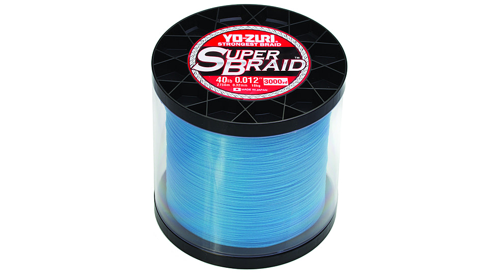Yo-Zuri SuperBraid Line 40lb 3000yd Blue, YZ SB 40LB BL 3000YD