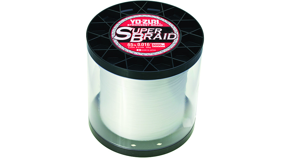 Yo-Zuri SuperBraid Line 65lb 3000yd White, YZ SB 65LB WH 3000YD