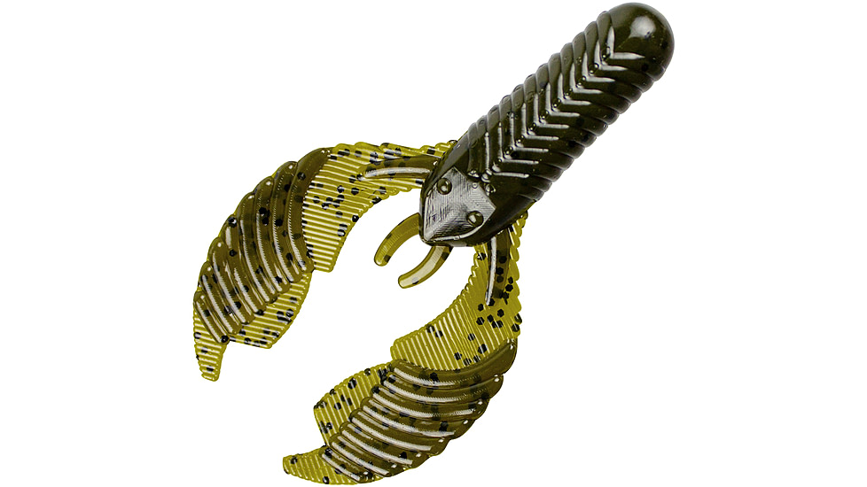 Yum Craw Chunk Bait, 3.25in, Green Pmpkn, YCCK2M08