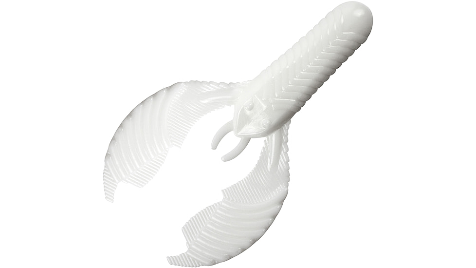 Yum Craw Chunk Bait, 3.25in, White, YCCK2M27