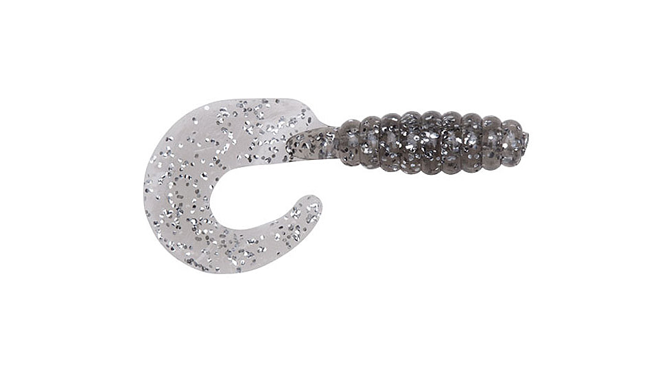 Yum Grub, 18 Pack, 2in, Smoke Silver Flake 1, YG265