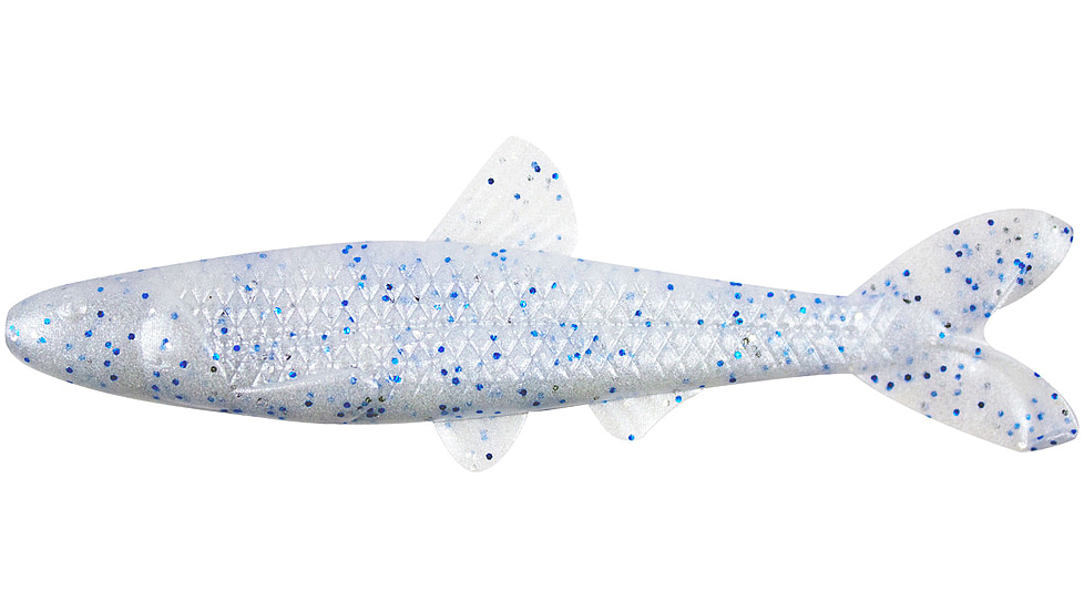 Yum Ned Minnow Bait, 3in, Pearl Blue Flk, YNM3372