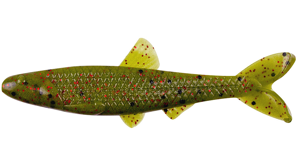 Yum Ned Minnow Bait, 3in, Soft Watermelon Red Flk, YNM3356