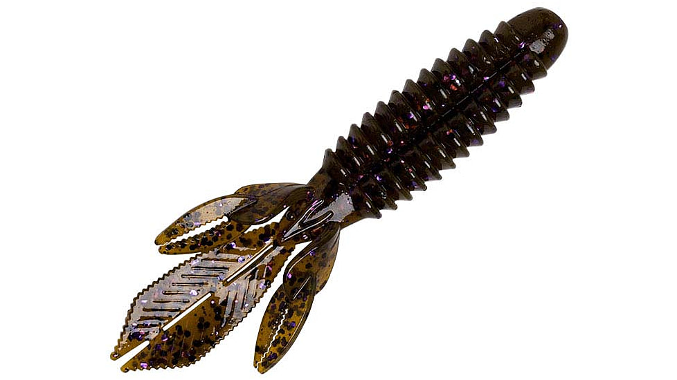 Yum Wooly Bug Bait, 3.25in, Green Pumpkin/Purple, YWBG344