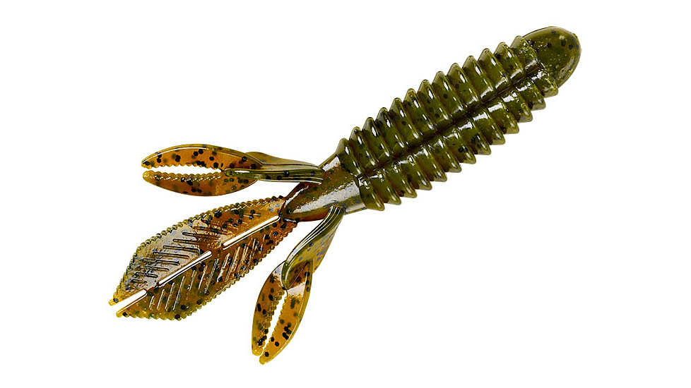 Yum Wooly Bug Bait, 4.25in, Green Pumpkin, YWBG408