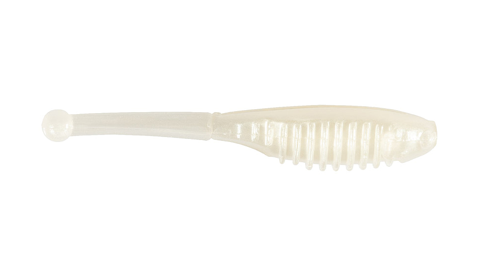 Z-man Baby Ballerz Soft Minnow Bait, 8 Pack, Pearl, 2in, MBB-84PK8