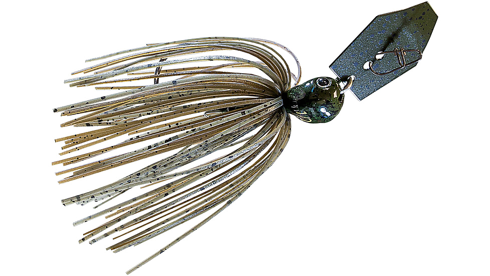 Z-man Chatterbait Jack Hammer Jig Head, 1/2oz, Green Pumpkin, CBJH12-07