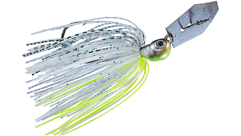 Z-man Chatterbait Jack Hammer Jig Head, 3/8oz, Green Shad, CBJH38-04