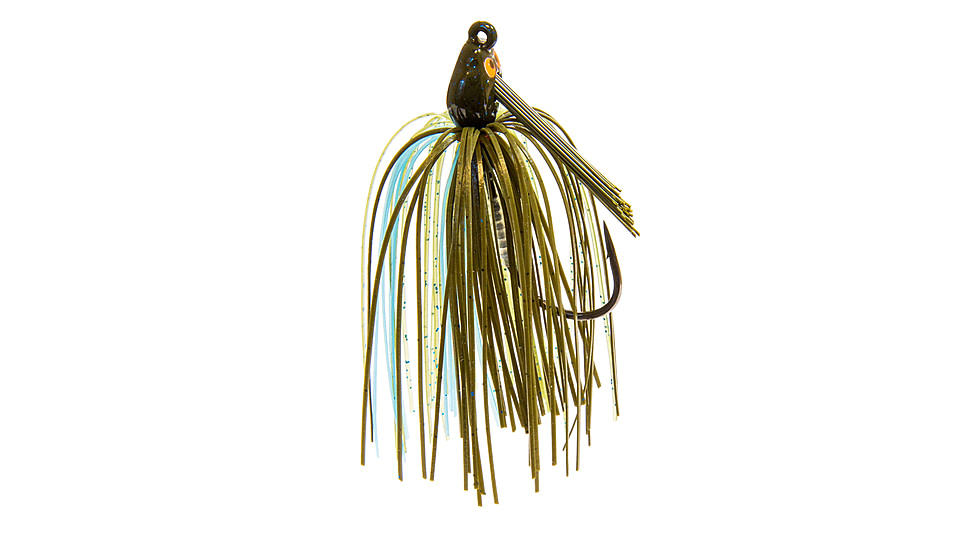 Z-man Crosseyez Snakehead Swim Jig 1/4oz, Water Bug, CESJ14-08