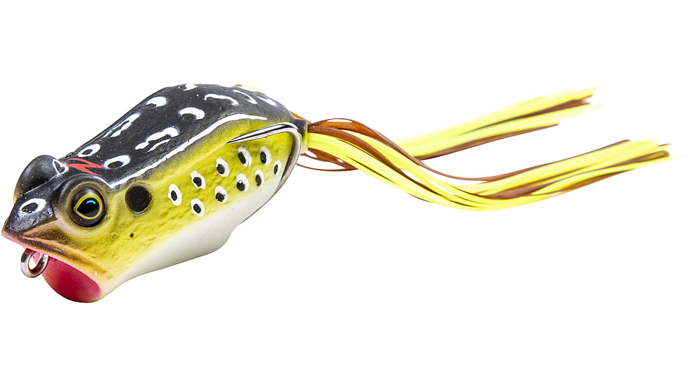 Z-man Leap Frogz Popping Frog 2.25in, Brown Leopard, LFPS-02