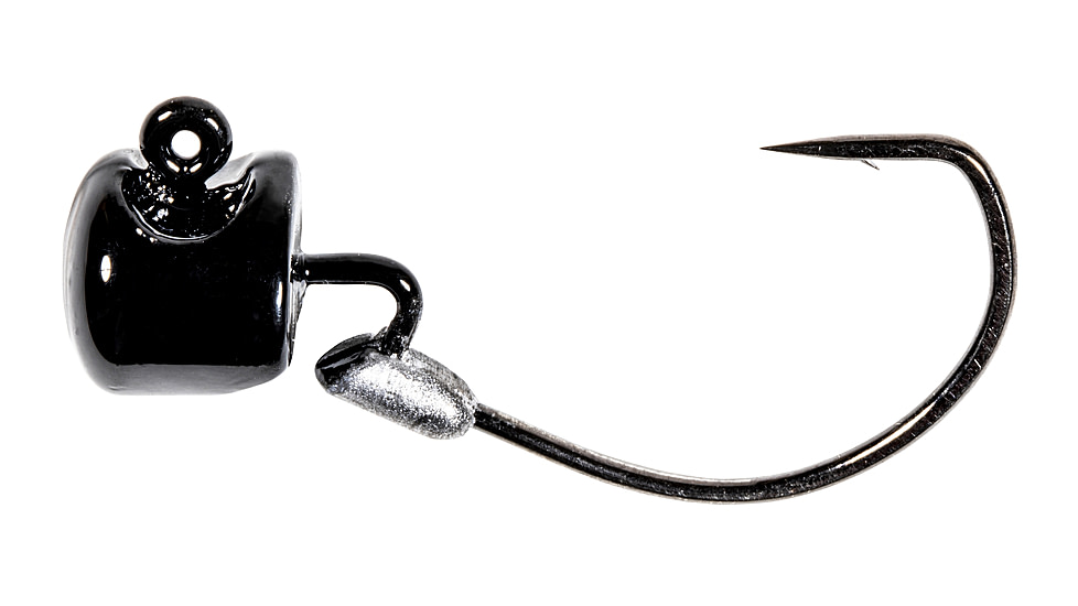 Z-man Nedlockz Ewg Jig Head, 1/5oz, 4 Pack, Black, TTNL-3631
