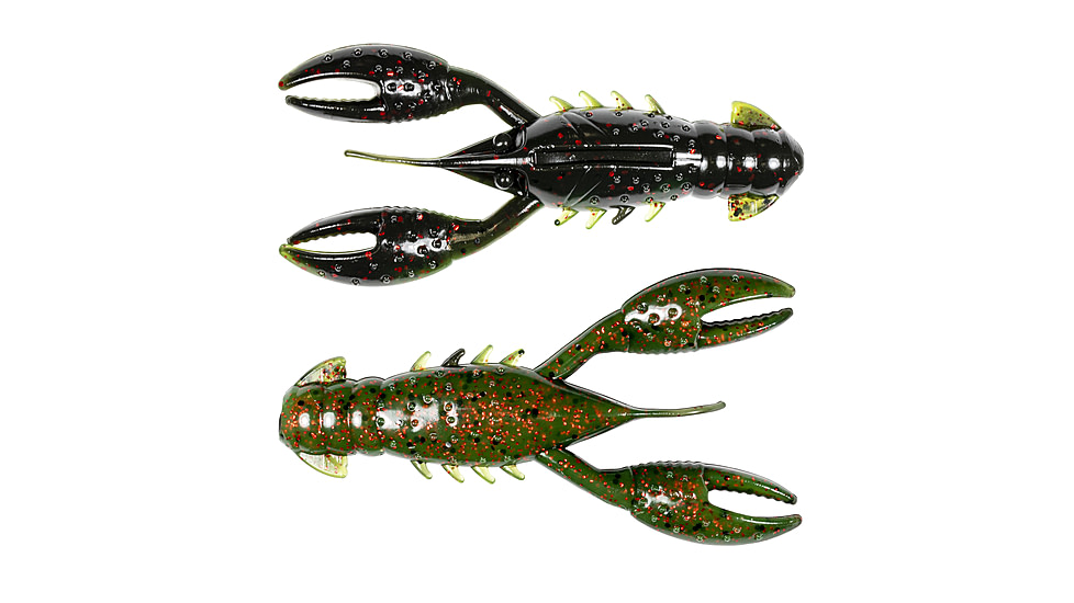 Z-man Pro Crawz Creature Bait, 3, 3.5in, California Craw, PRCR-268PK3