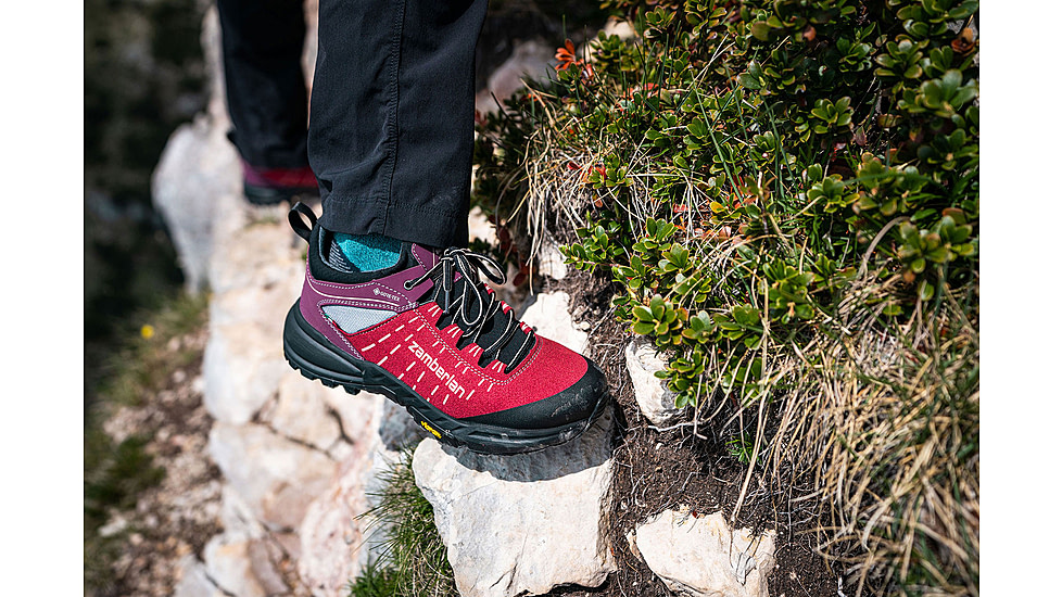 Zamberlan Circe Low GTX Hiking Shoes - Womens, PFAS-Free, Wine, 9, 0335ZVIW-41-9