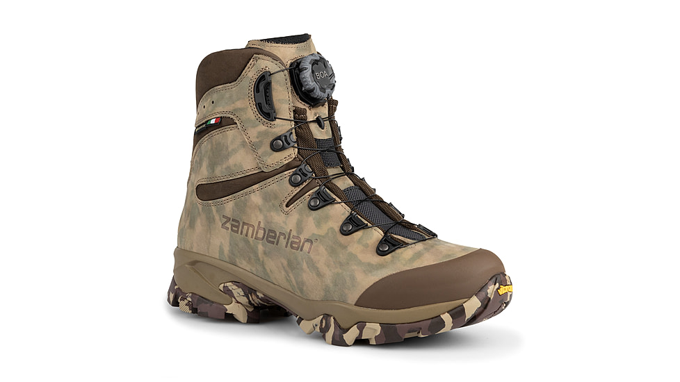 Zamberlan Lynx Mid GTX RR Boa WL Hiking Shoes - Men's, PFAS-Free, Camo, 8.5/Wide, 4014ZCMM-W-42.5-8.5