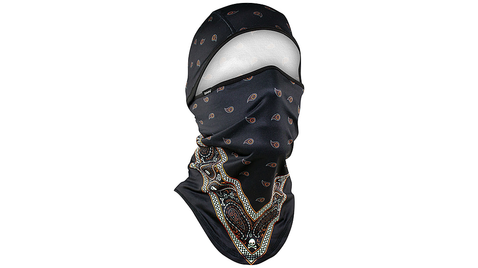 Zan Headgear Sportflex Series Balaclava - Men's, One Size, Black/Orange, WB4L197