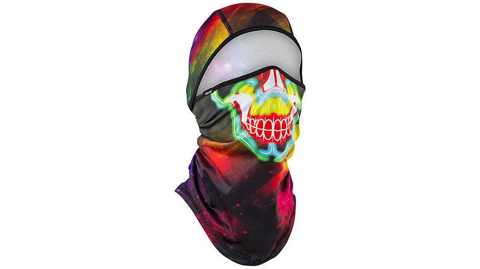 Zan Headgear Sportflex Series Balaclava - Men's, One Size, Electric Skull, WB4L098