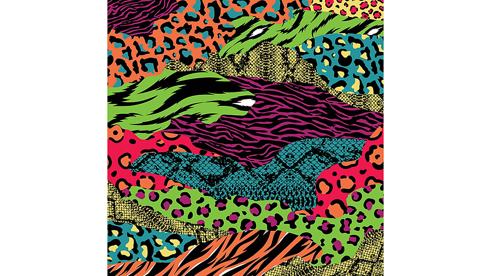 Zan Headgear Cotton Flydanna, One Size, Animal Block, Z713