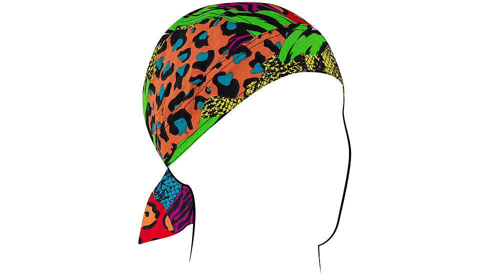 Zan Headgear Cotton Flydanna, Animal Block, Cotton, Z713