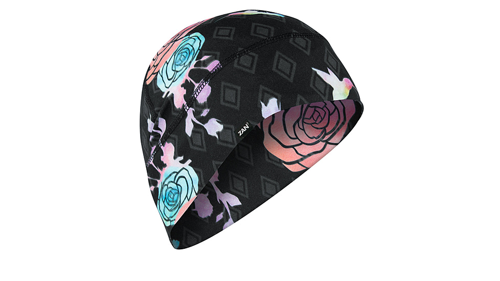 Zan Headgear SportFlex Helmet Liner/Beanie - Mens, Iridescent Floral, WHLL476
