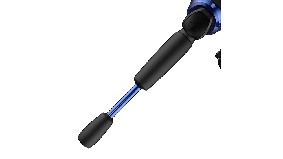 Zebco 33 CustomZ Spincast Reel and Rod Combo, 6ft 2-PC Fiberglass Rod w/ EVA Handle, QuickSet Anti-Reverse Reel w/ Bite Alert, Blue, 33CZBL602MA.NS4