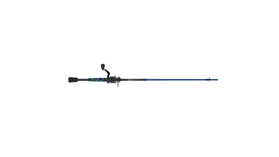 Zebco Roam Spinning Reel and Rod Combo, 6ft 2-PC Fiberglass Pole, Split ComfortGrip Handle, Soft-Touch Handle Knob, SZ 20 Reel, Green/Blue, ROAMBG20602ML.NS3