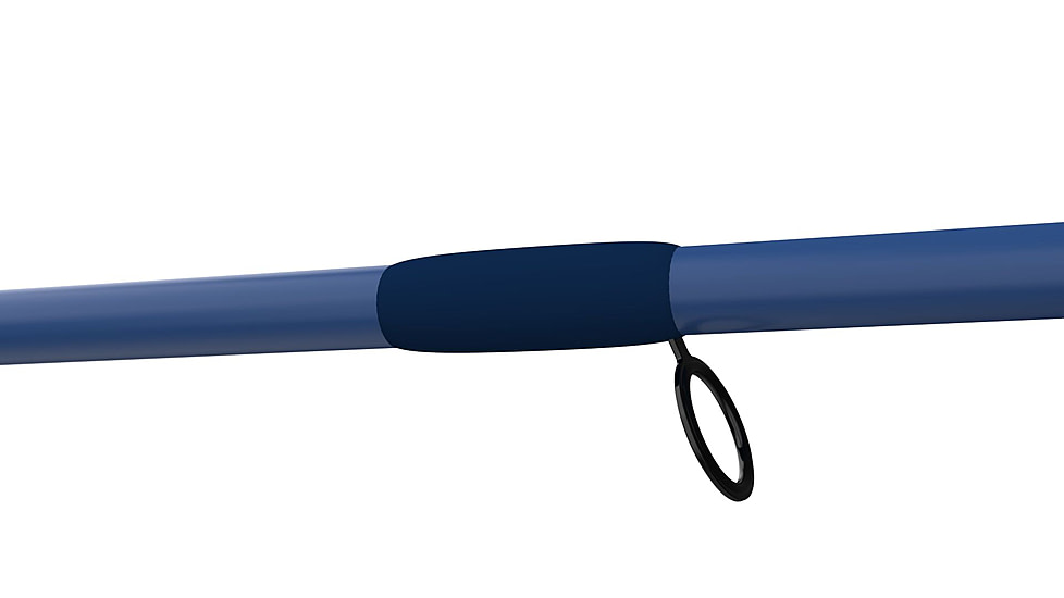 Zebco Roam Spinning Reel and Rod Combo, 6ft 2-PC Fiberglass Pole, Split ComfortGrip Handle, Soft-Touch Handle Knob, SZ 20 Reel, Green/Blue, ROAMBG20602ML.NS3