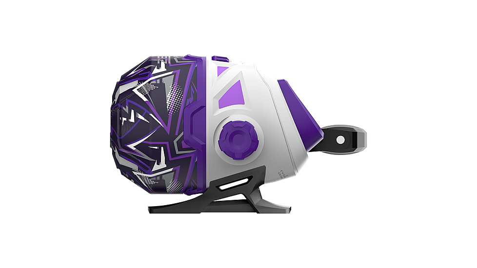 Zebco Roam Spincast Reel and Rod Combo, 6ft 2-PC Fiberglass Pole, ComfortGrip Handle, QuickSet Anti-Reverse Reel, Pre-Spooled w/ 10lb Zebco Line, Purple, ROAMPR3602M.NS3