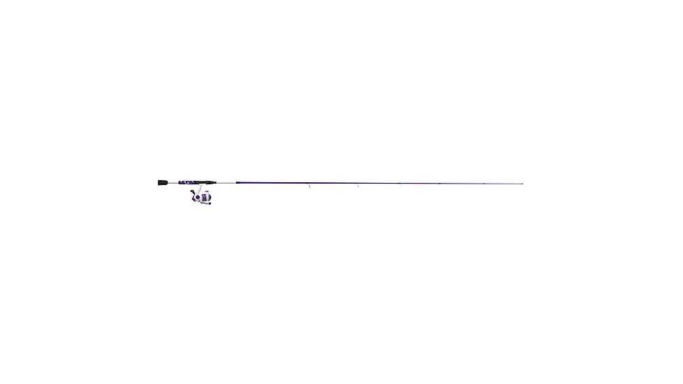 Zebco Roam Spinning Reel and Rod Combo, 6ft 6in 2-PC Fiberglass Pole, Split ComfortGrip Handle, Soft-Touch Handle Knob, SZ 30 Reel, Purple, ROAMPR30662M.NS3