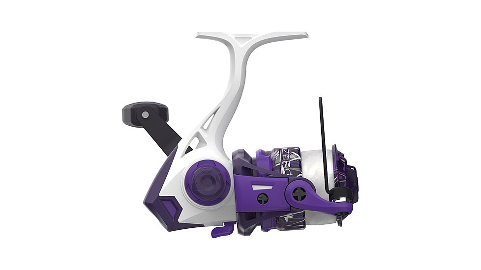 Zebco Roam Spinning Reel and Rod Combo, 6ft 6in 2-PC Fiberglass Pole, Split ComfortGrip Handle, Soft-Touch Handle Knob, SZ 30 Reel, Purple, ROAMPR30662M.NS3