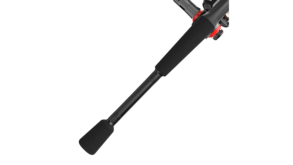 Zebco Verge Spinning Reel and Rod Combo, 6ft 6in 2-PC Pole, SZ 30 Reel, Changeable Righ/Left Retrieve, Pre-Spooled w/ 10lb Zebco Line, Black, VERGE30662M.NS3