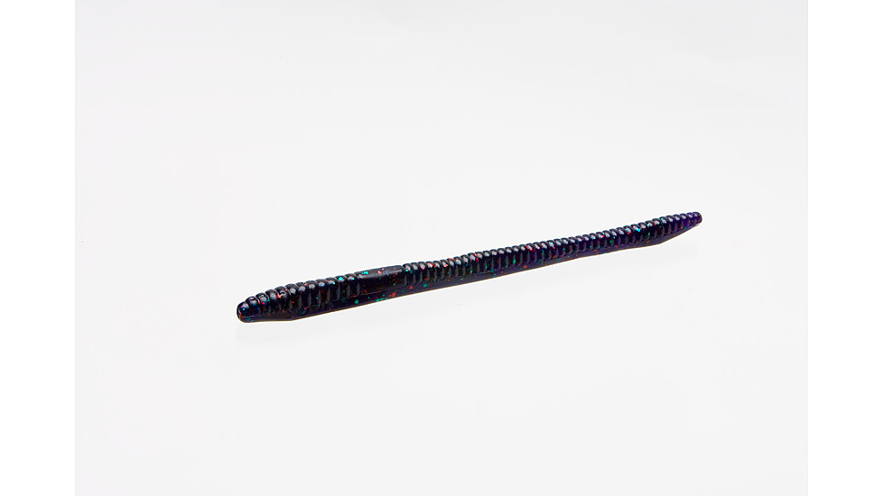 Zoom 00 Finesse Worm Worm, 20, 0.5in, Junebug -Red, 4177
