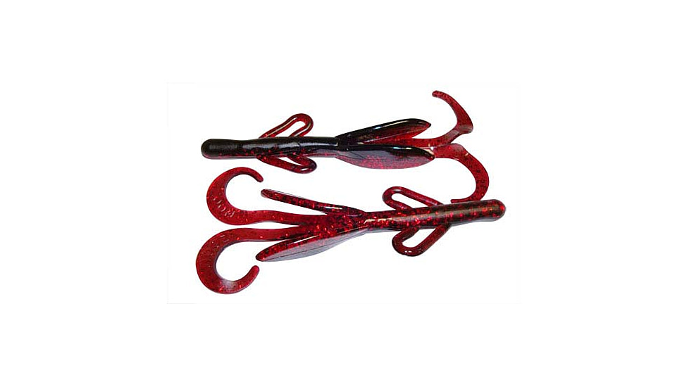 Zoom Baby Brush Hog Creature Bait, 12 Pack, 4in, Amezari, 042288X
