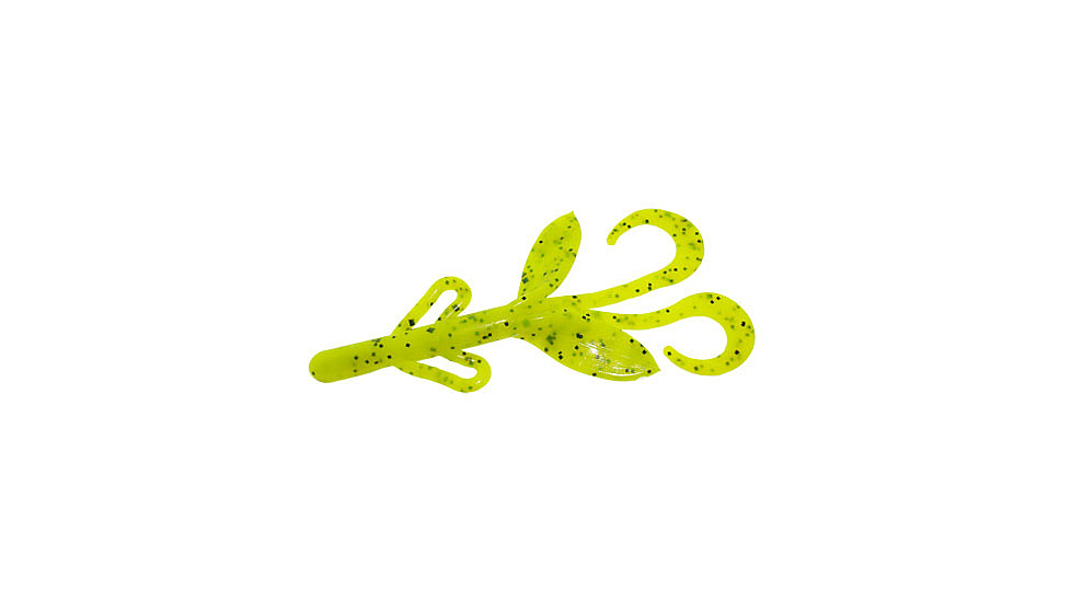 Zoom Baby Brush Hog Creature Bait, 12 Pack, 4in, Banana Seed, 042181X