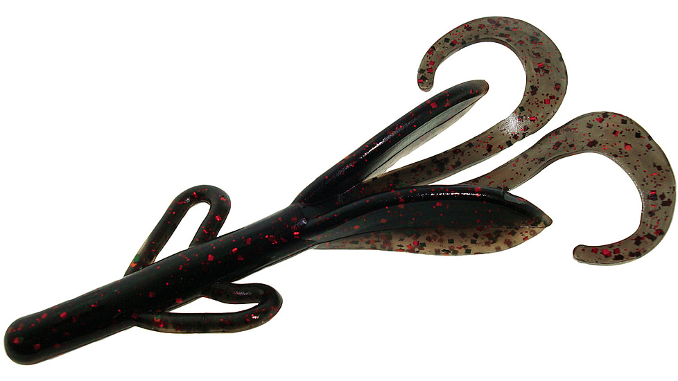 Zoom Baby Brush Hog Creature Bait, 12 Pack, 4in, Big Texan, 42242