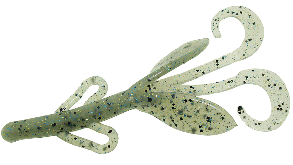 Zoom Baby Brush Hog Creature Bait, 12 Pack, 4in, Bluegill, 042067X