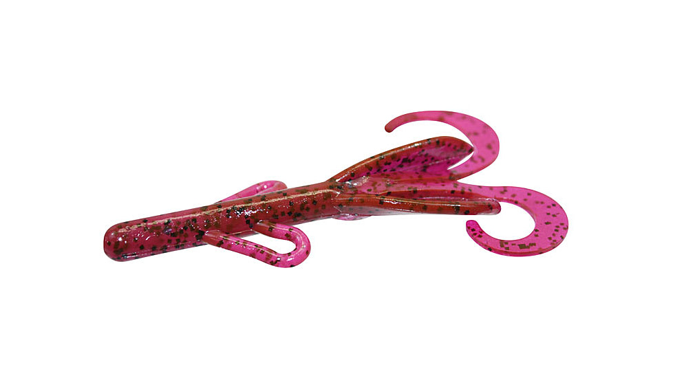 Zoom Baby Brush Hog Creature Bait, 12 Pack, 4in, Chameleon, 042020X