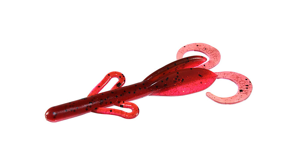 Zoom Baby Brush Hog Creature Bait, 12 Pack, 4in, Clark Hill Craw, 042367X