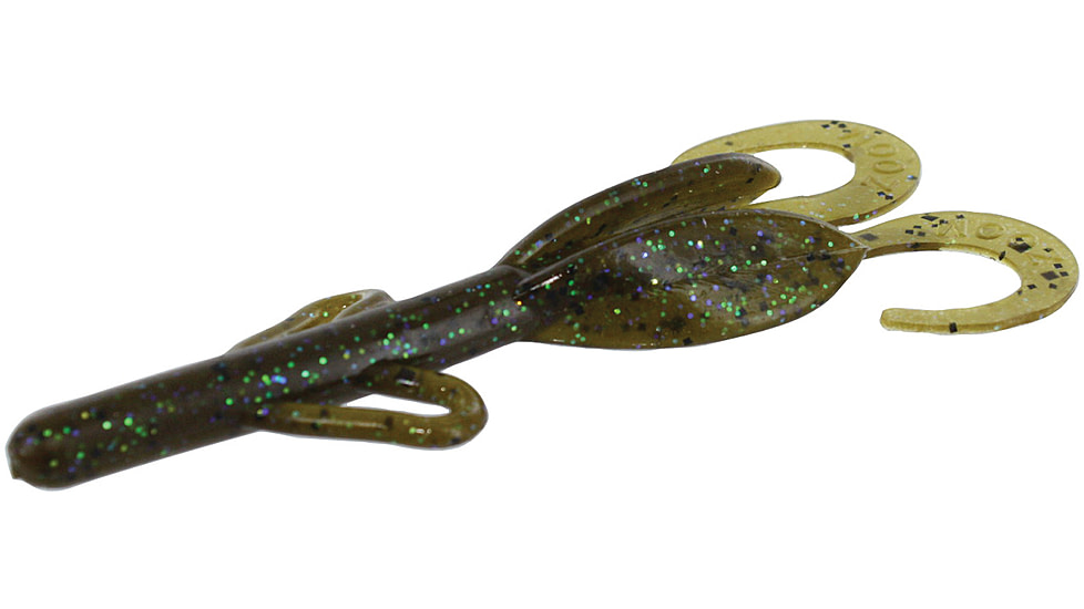 Zoom Baby Brush Hog Creature Bait, 12 Pack, 4in, Disco Candy, 042312X
