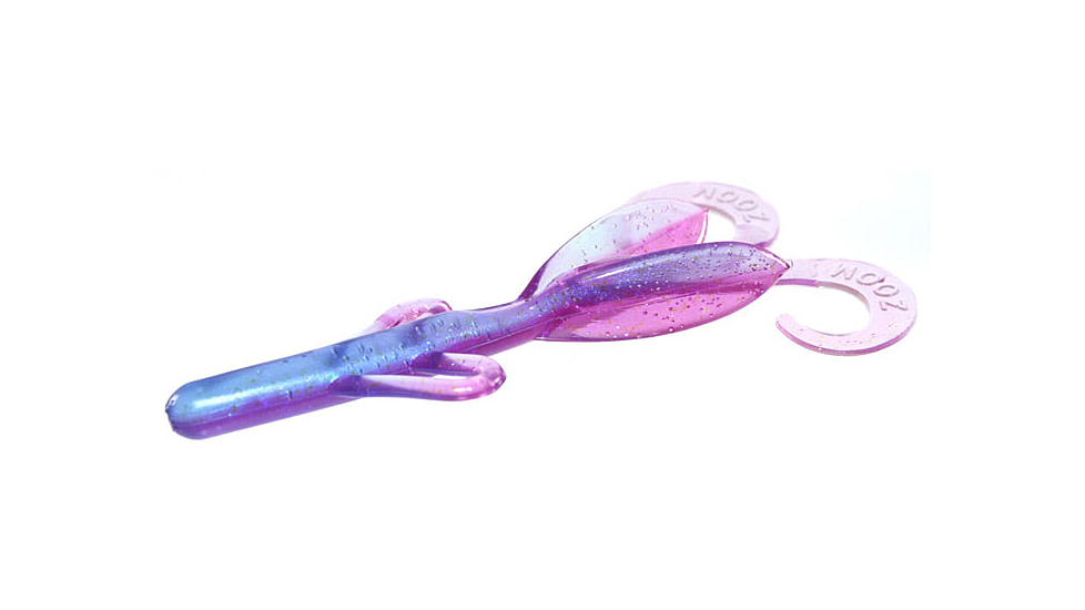 Zoom Baby Brush Hog Creature Bait, 12 Pack, 4in, Killer Dawn, 042395X