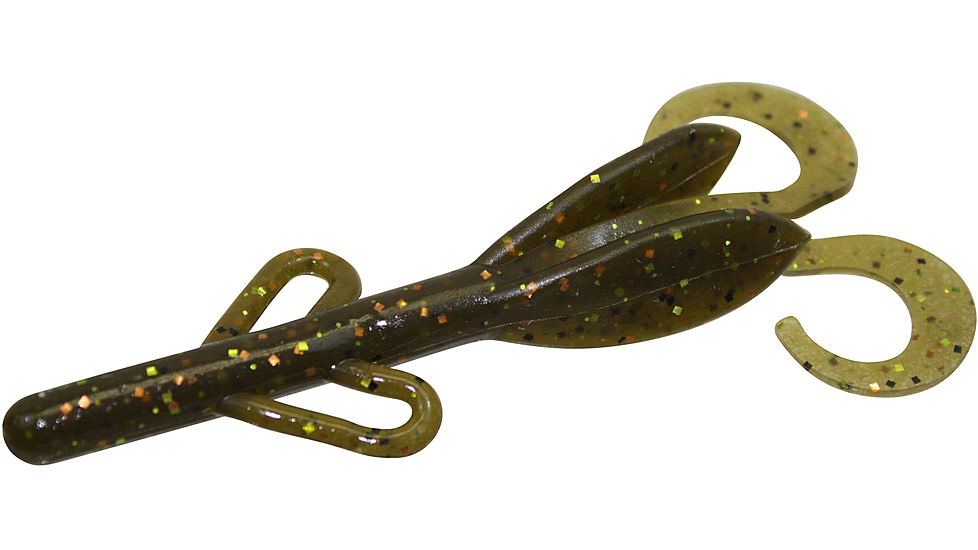 Zoom Baby Brush Hog Creature Bait, 12 Pack, 4in, Yabby Mudbug, 042366X
