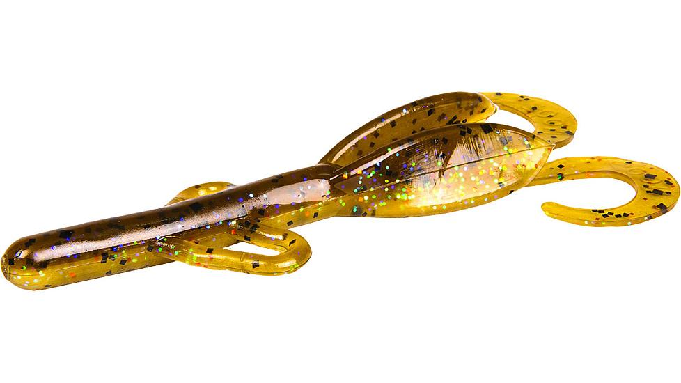 Zoom Baby Brush Hog Creature Bait, 12, 4in, Sungill, 042362-SP