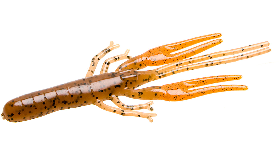 Zoom Big Critter Craw, 10 Pack, 5in, Pumpkin/Orange, 39131