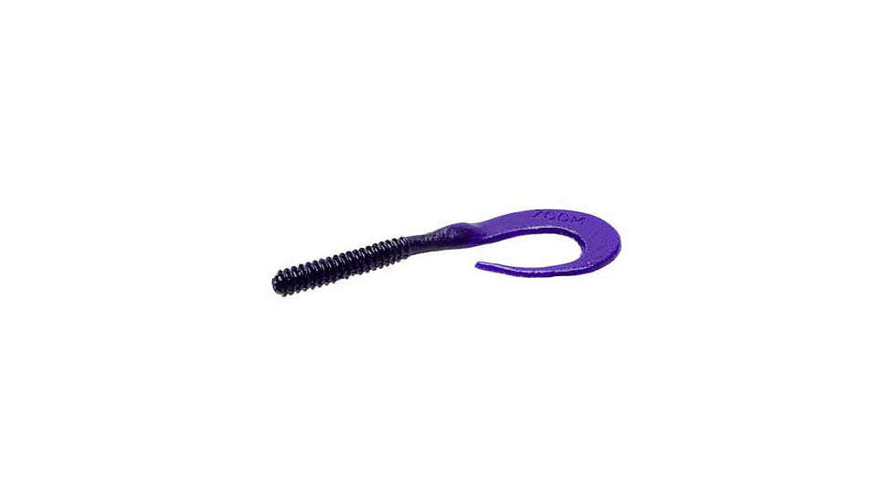 Zoom Big Dead Ringer Worm, 10 Pack, 8in, Black Grape, 021161X