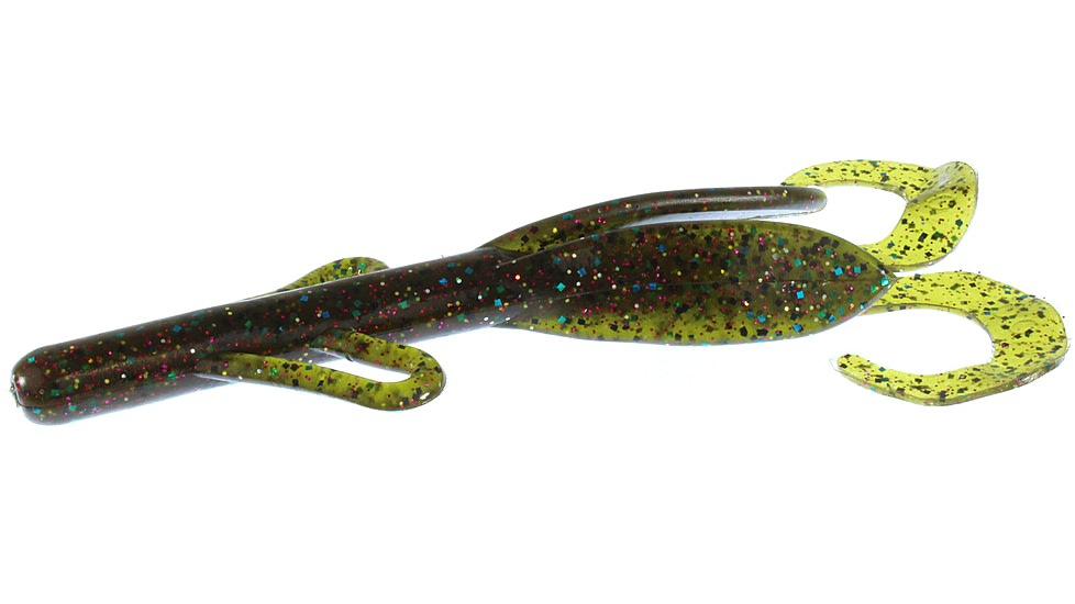 Zoom Brush Hog Creature Bait, 8 Pack, 6in, Tilapia Magic, 022411X