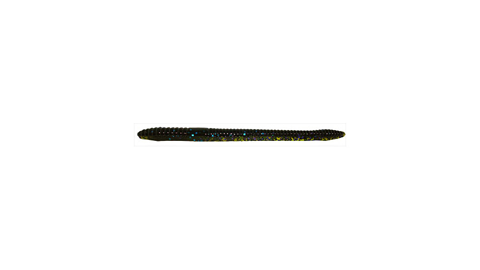 Zoom Finesse Worm, 20 Pack, 4.5in, Blueberry Candy, 004276X