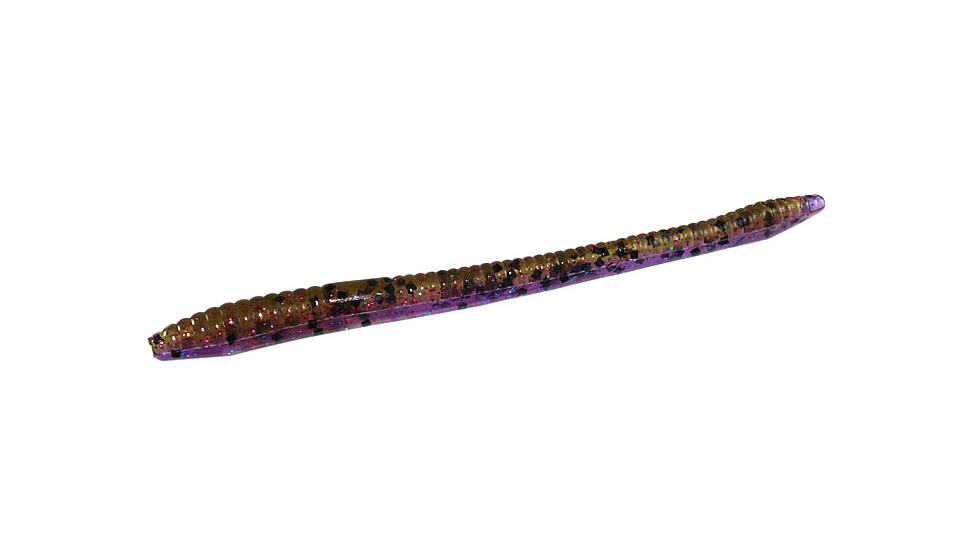 Zoom Finesse Worm, 20 Pack, 4.5in, Huckleberry, 004407X