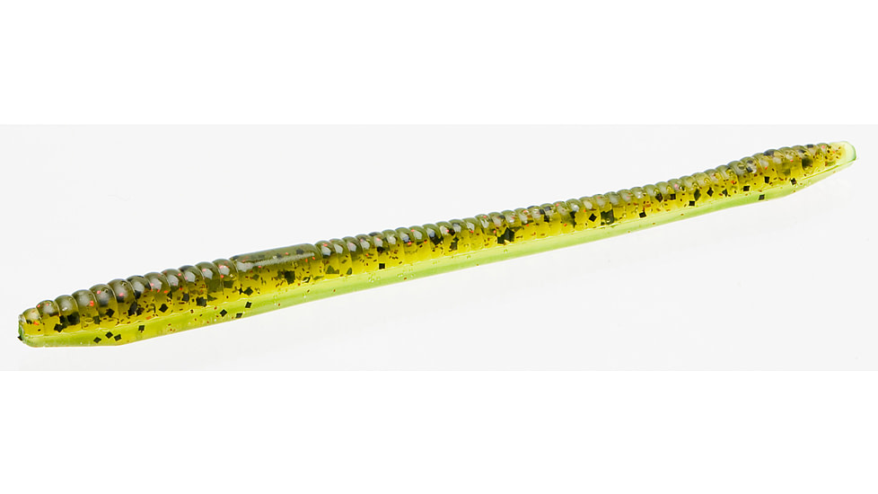 Zoom Finesse Worm, 20 Pack, 4.5in, Kiwi, 004254X