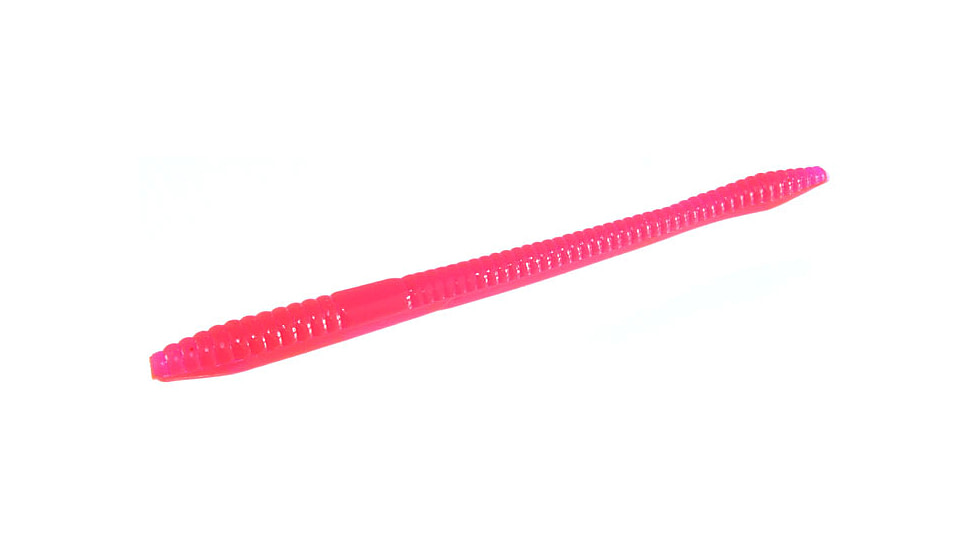 Zoom Finesse Worm, 20 Pack, 4.5in, Merthiolate, 004042X